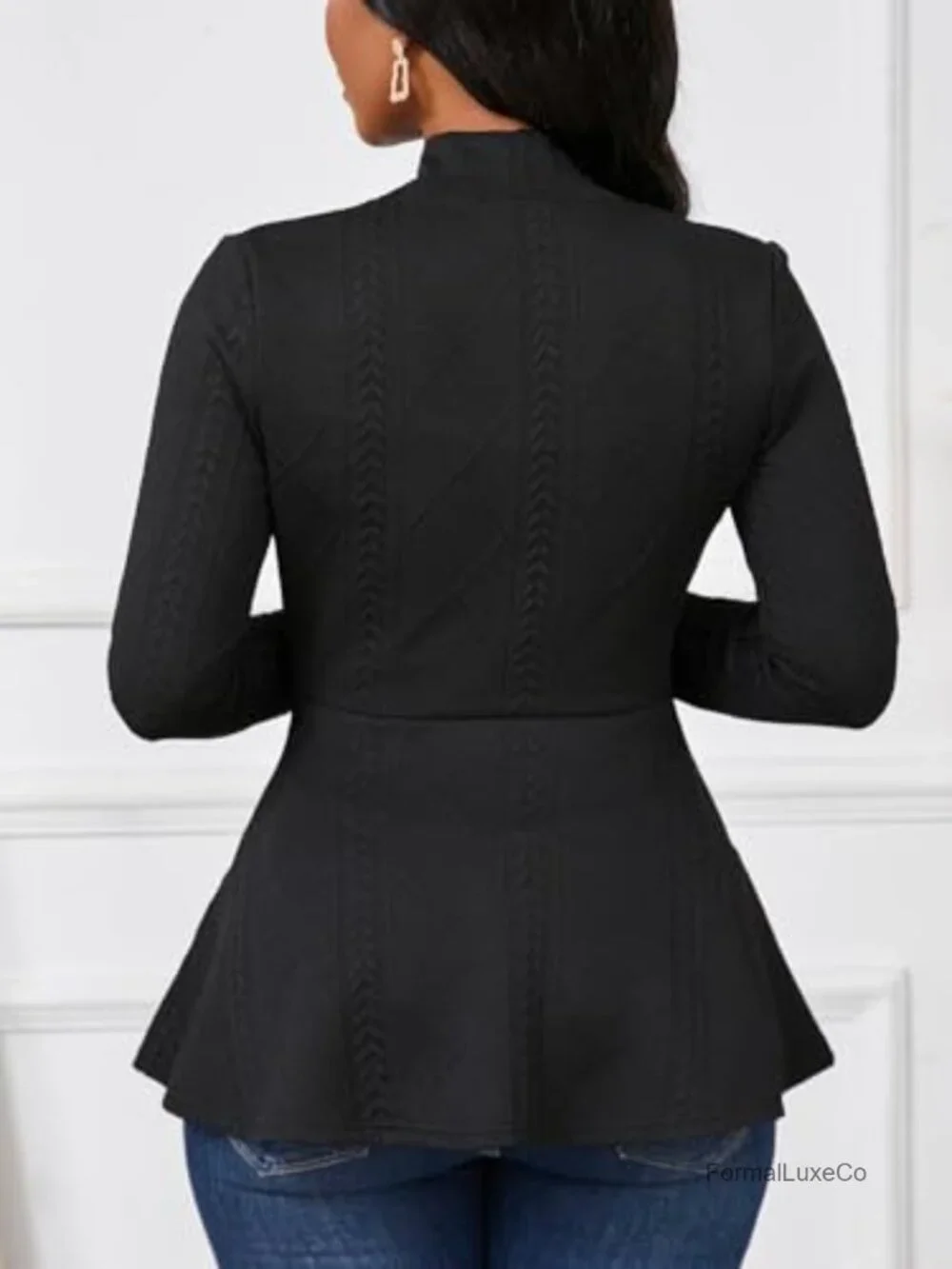 Casual Blazer Button Knit Lightweight Business Cardigan Jacket for Work